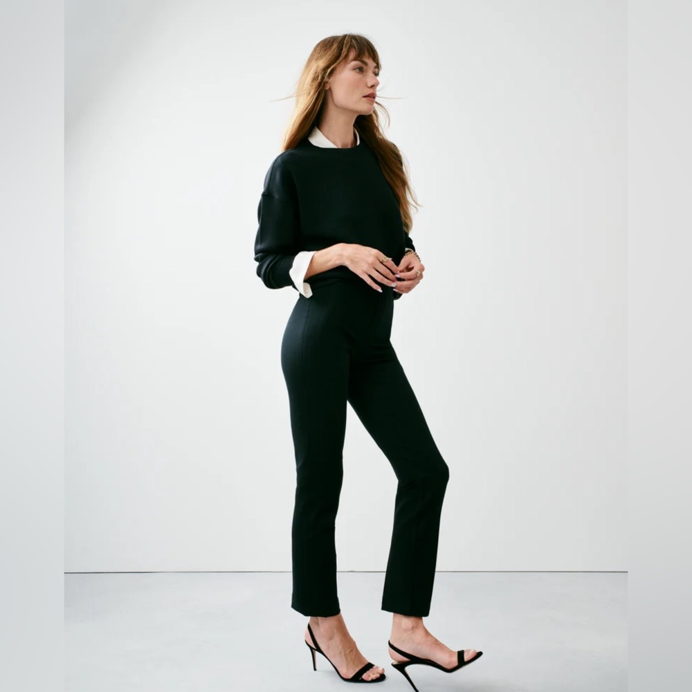 SPANX size medium black ankle Ponte pant.